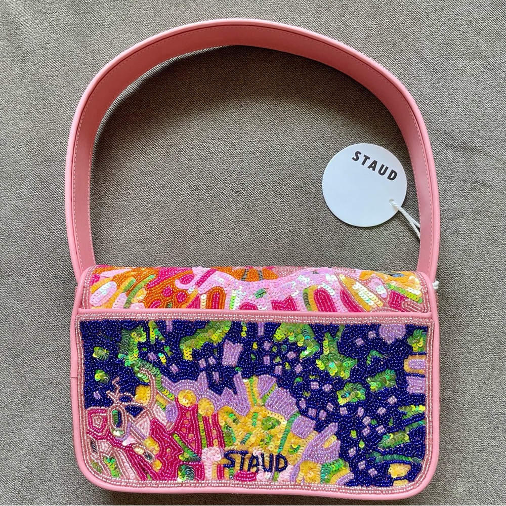 STAUD BEADED TOMMY BAG AURORA - Picture 10 of 11